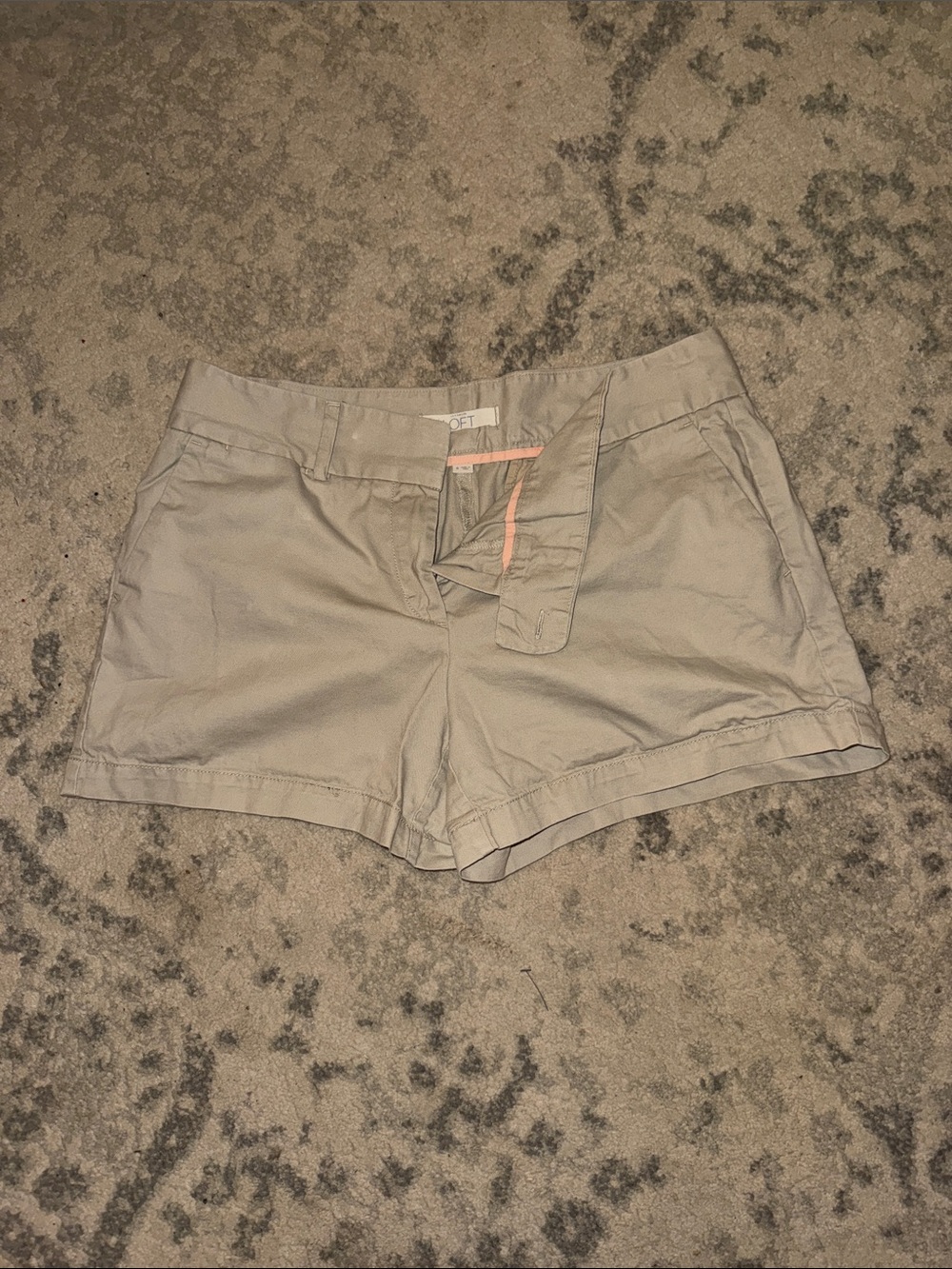 Loft Women’s Casual Khaki Shorts - Neutral Tan